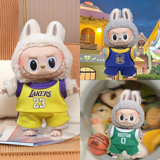 Labubu - Labubu Sports Uniform Collection - 17cm Labubu Basketball Clothes