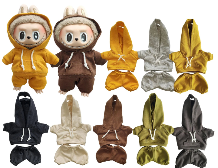 Labubu - Labubu Streetwear/Active Wear - 17cm Labubu Doll Clothes