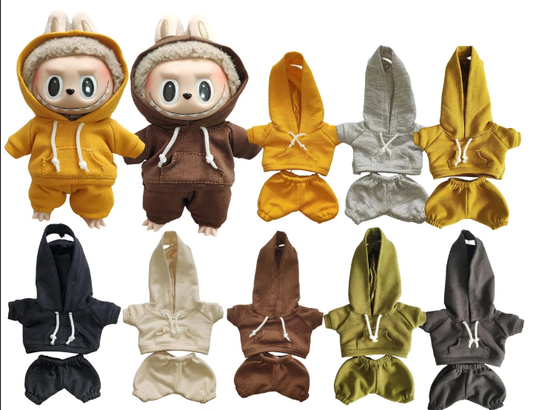 Labubu - Labubu Streetwear/Active Wear - 17cm Labubu Doll Clothes